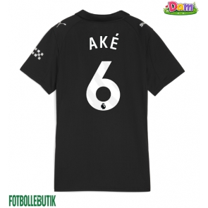 Manchester City Nathan Ake #6 Bortatröja Kvinnor 2025-26 Kortärmad